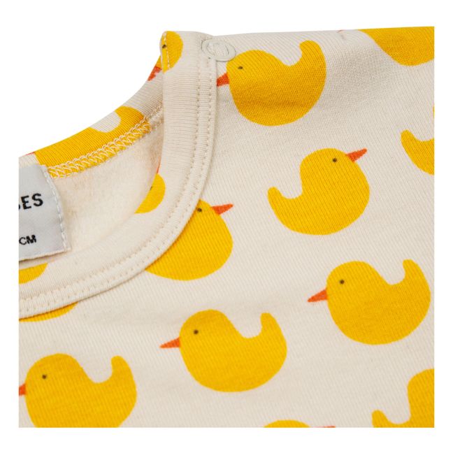 Exclusivité Bobo Choses x Smallable - T-Shirt Coton Bio Canards  | Jaune