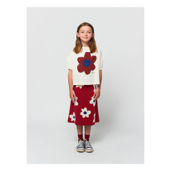 Exclusivité Bobo Choses x Smallable - T-Shirt Coton Bio Fleur | Ecru