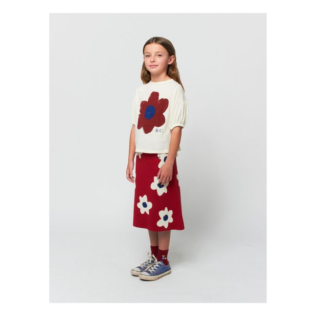 Exclusivité Bobo Choses x Smallable - T-Shirt Coton Bio Fleur | Ecru
