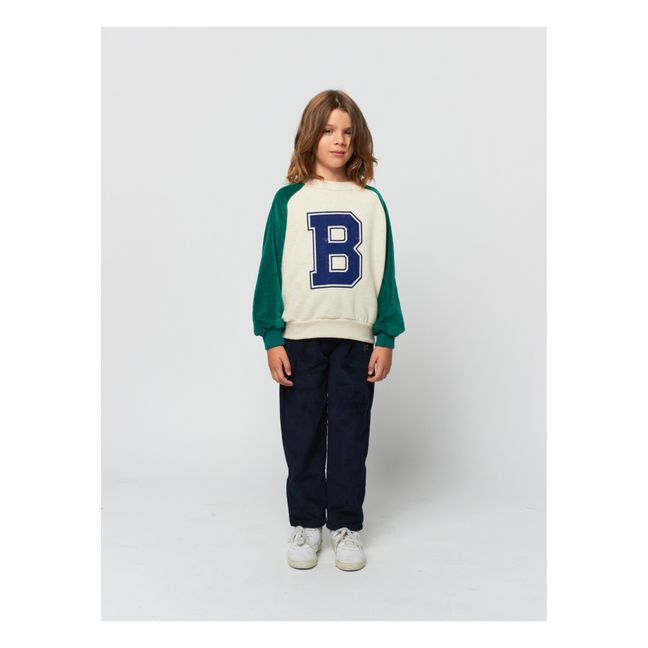Exclusivity Bobo Choses x Smallable - Sweat Organic Cotton Two Tone | Ecru
