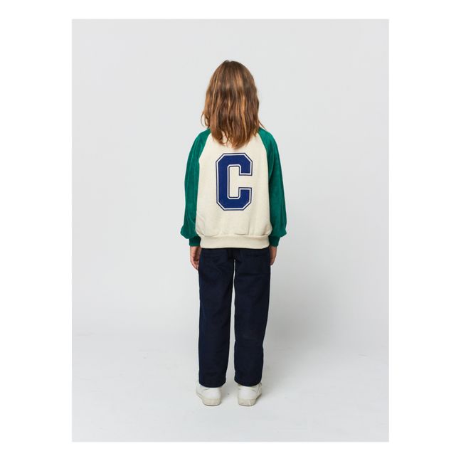 Exclusivité Bobo Choses x Smallable - Sweat Coton Bio Bicolore | Ecru