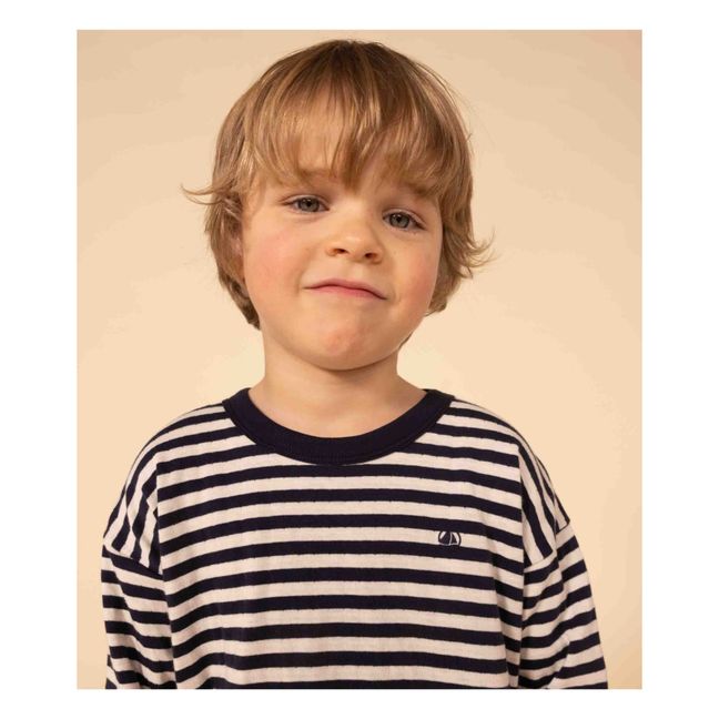 T-Shirt gestreift Röhre | Navy