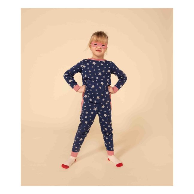 Pyjama Motifs Phosphorescents | Bleu marine