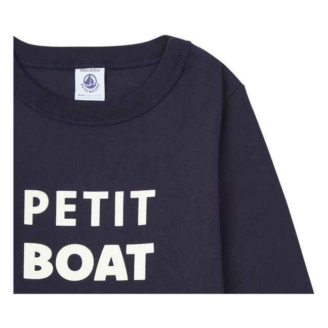 Camiseta Petit Boat | Azul Marino
