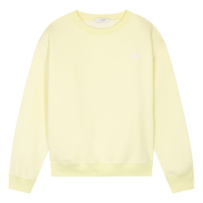 Sweatshirt Louis RR Molton Bio-Baumwolle | Vanille