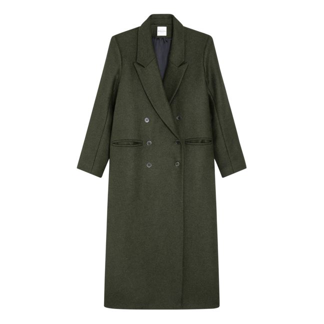Roy Paul Wool Coat | Khaki