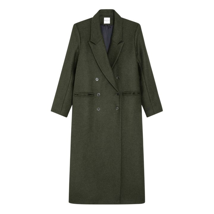 Roseanna Roy Paul Wool Coat Khaki Smallable