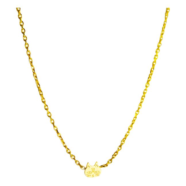Collier Chat | Gold