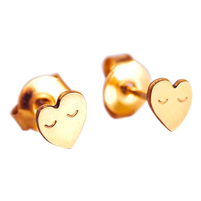 Ohrringe Herz | Gold