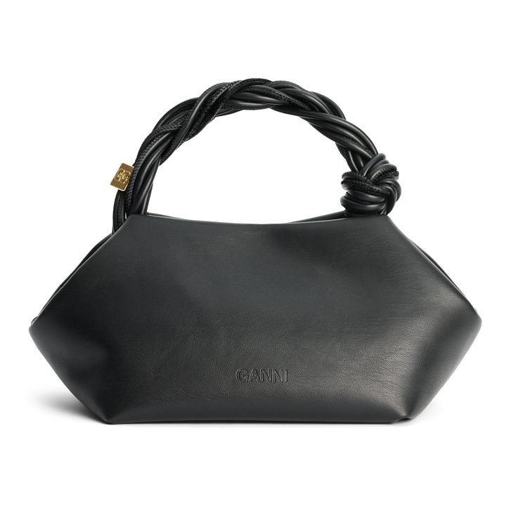 Ganni Bou Recycled Leather Bag | Black- Product image n°1