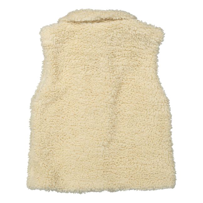 Gilet Sans Manches Sherpa Flin | Beige