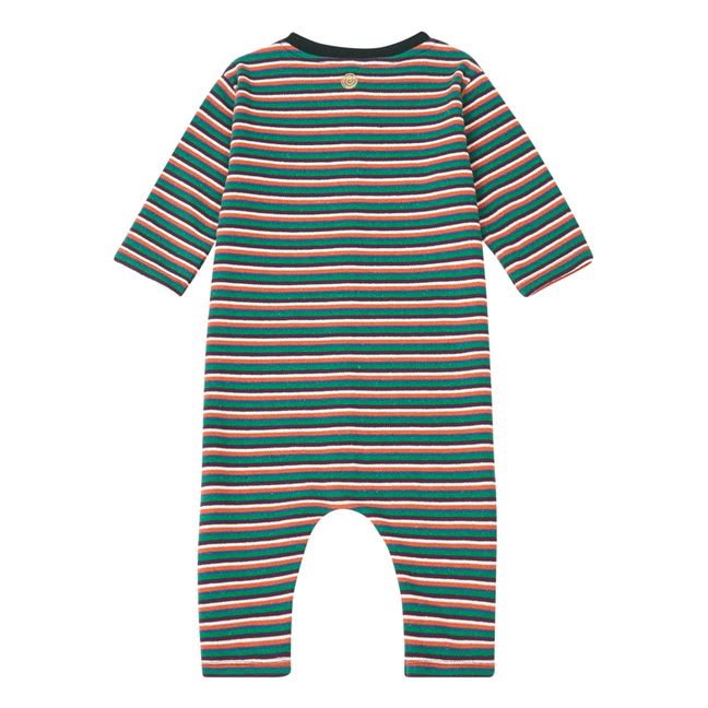 Tuta a righe Joe | Verde foresta