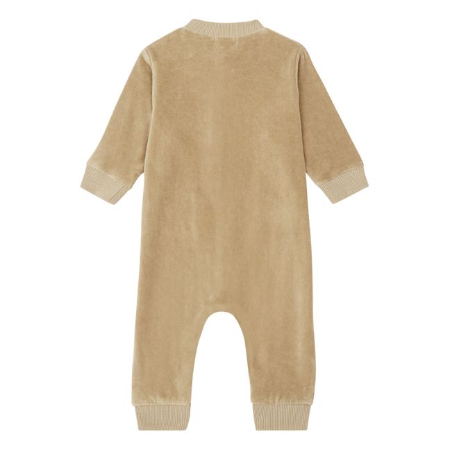 Tuta in velluto Camille | Camel