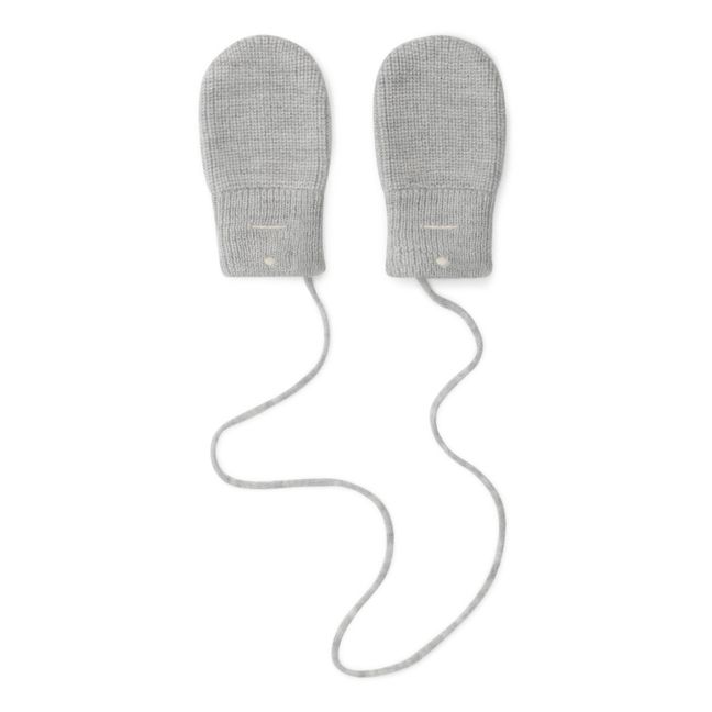 Baby Knitted Mittens | Grey