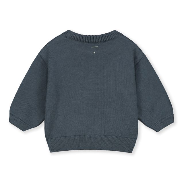 Pull Fin Bébé | Bleu gris