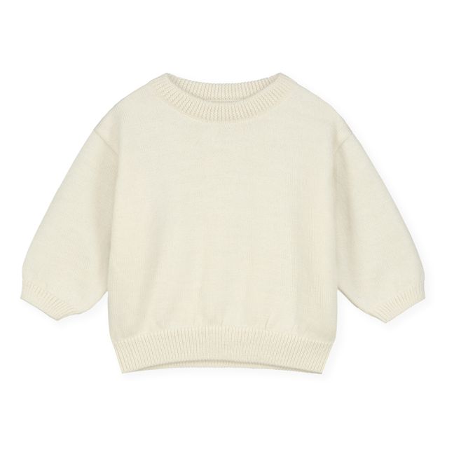 Fine Baby Sweater | Ecru
