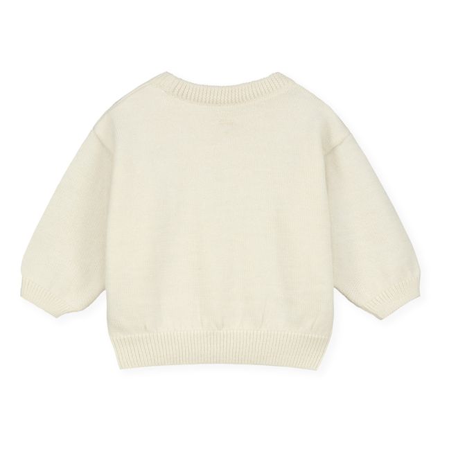 Fine Baby Sweater | Ecru