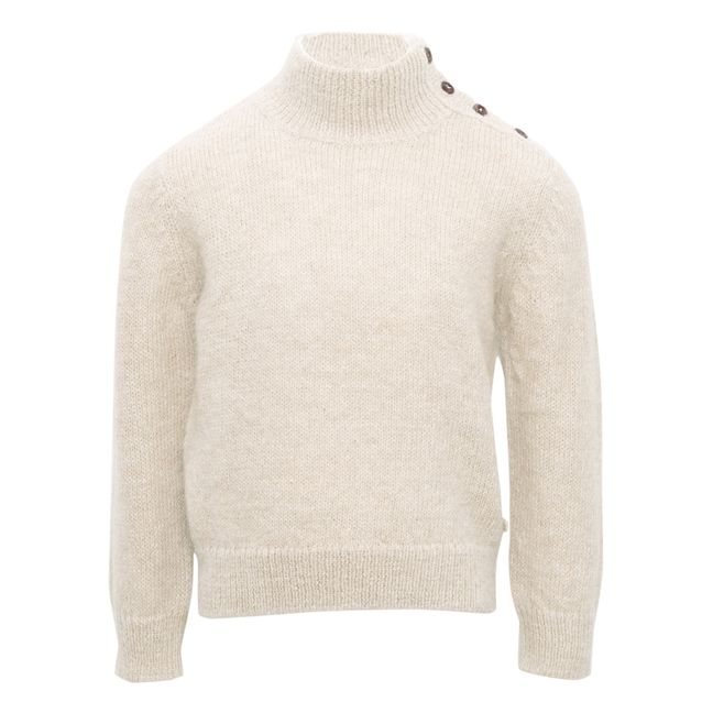 Pull Col Roulé Alpaga Svalbard | Beige