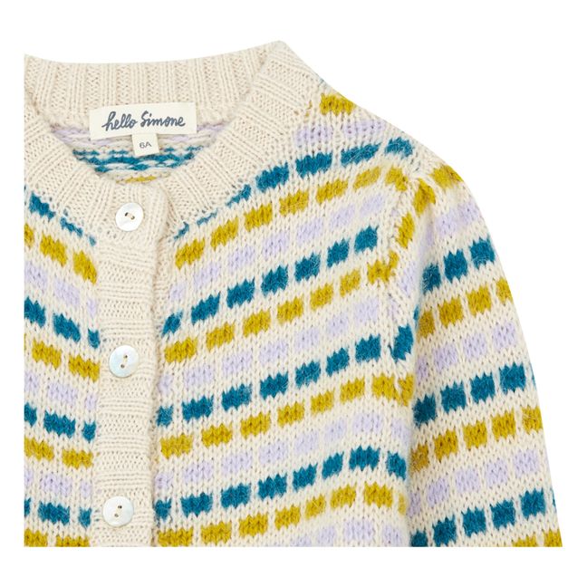 Josepha Alpaca Merino Cardigan | Ecru