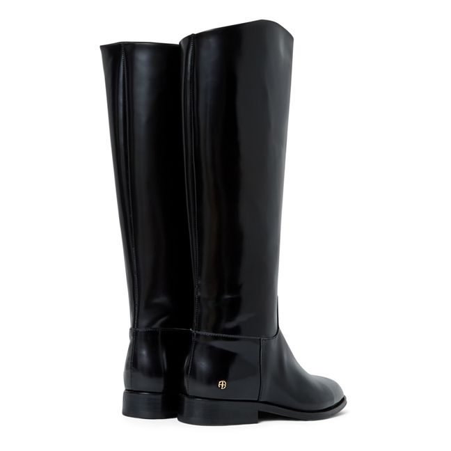 Kari Leder Reitstiefel | Schwarz
