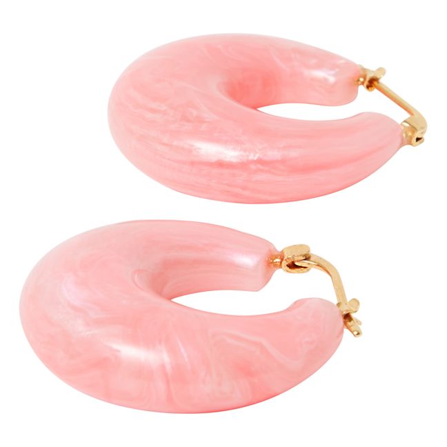 Boucles d'Oreilles Grass | Rose