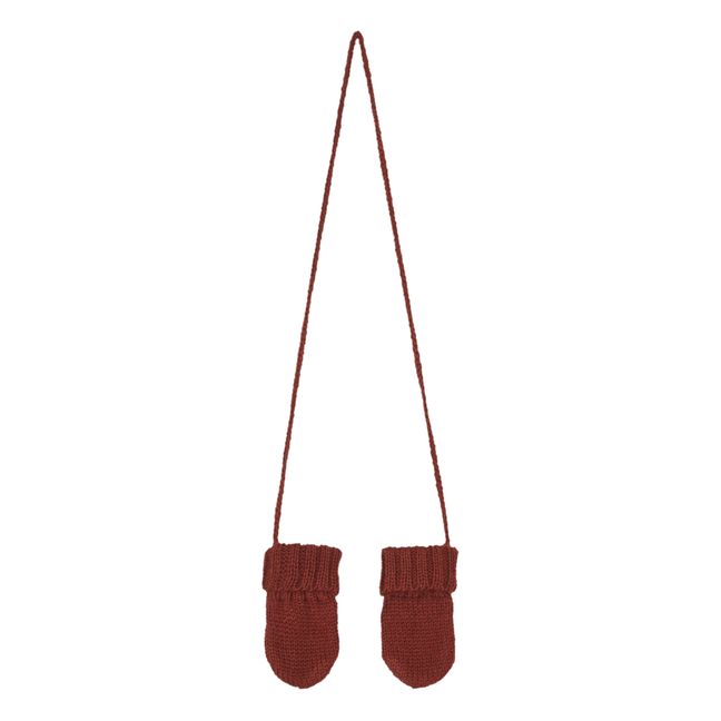 Moufles Baby Alpaga | Burgundy
