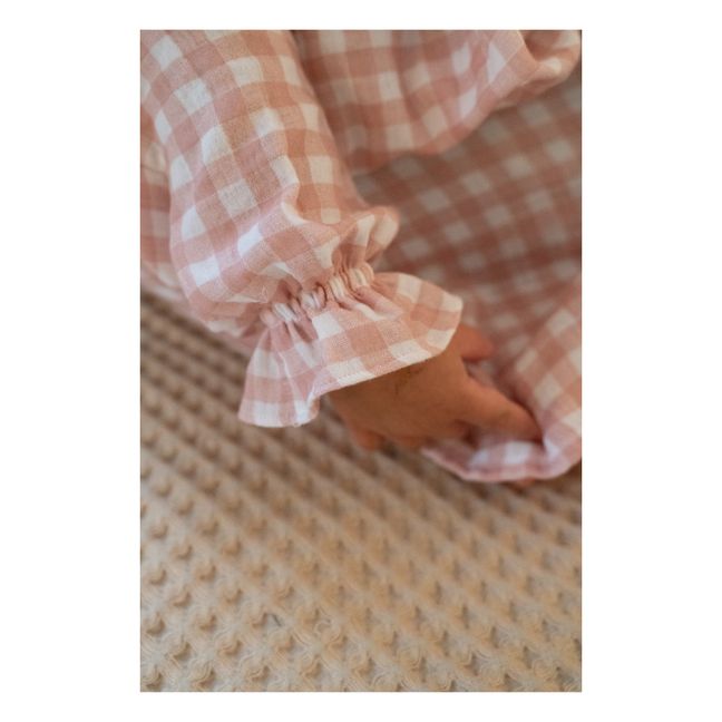 Sissi Organic Cotton Gauze Nightgown | Pale pink