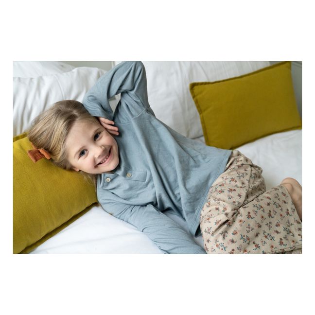 Pijama de algodón orgánico Quattro | Beige