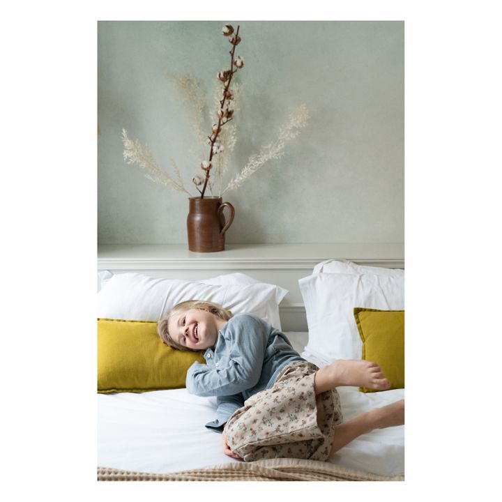 Pijama de algodón orgánico Quattro | Beige- Imagen del producto n°2