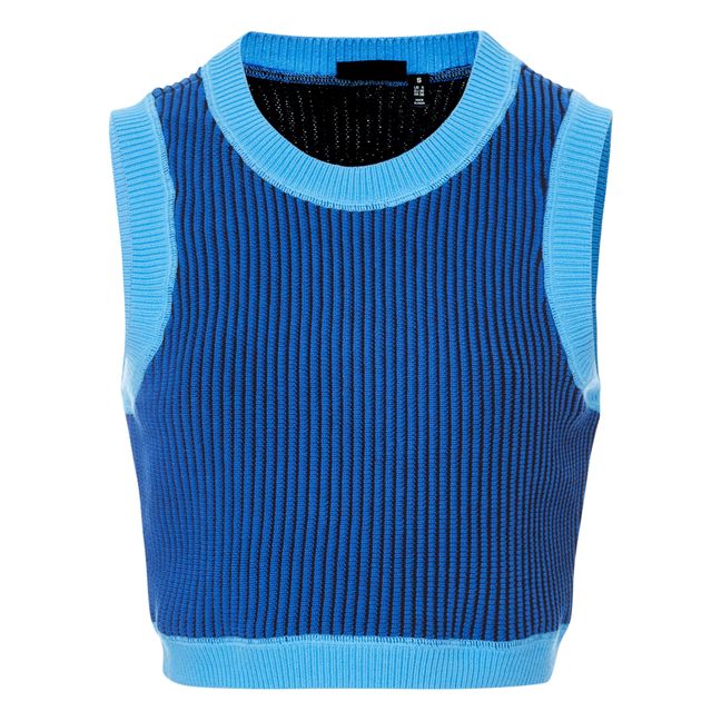Top Nirvana Mahalia Coton Bio | Bleu