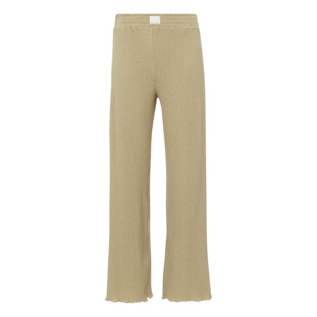Pantalon Nati Jersey Métallisé | Beige
