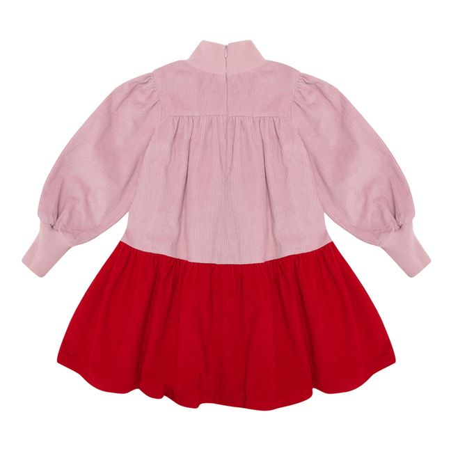 Robe en Velours Côtelé Bicolore | Malva
