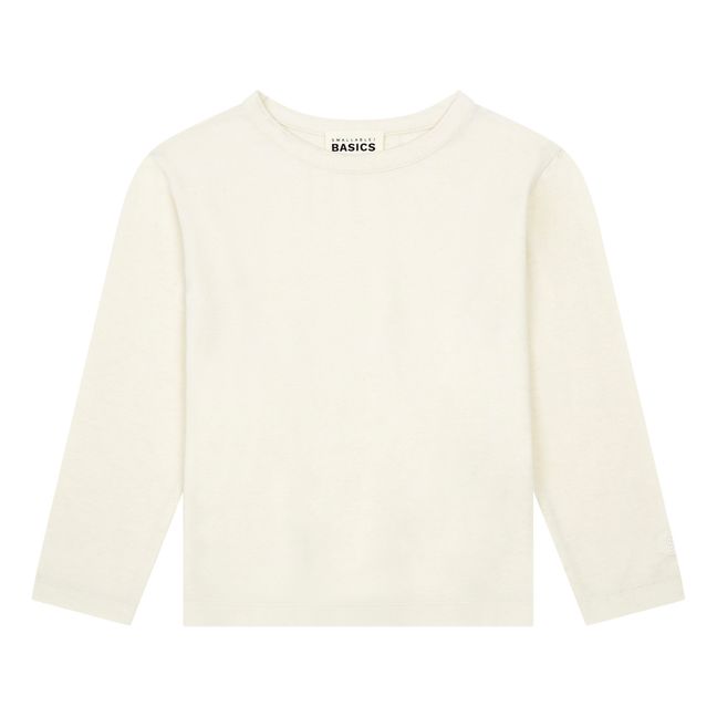 T-Shirt Fille Manches Longues Jersey Coton Bio  | Sabbia