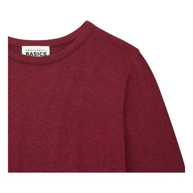 T-Shirt Fille Manches Longues Jersey Coton Bio | Burdeos