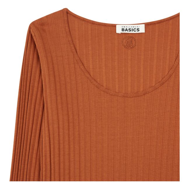Top Femme Cotelé Coton Bio | Avellana