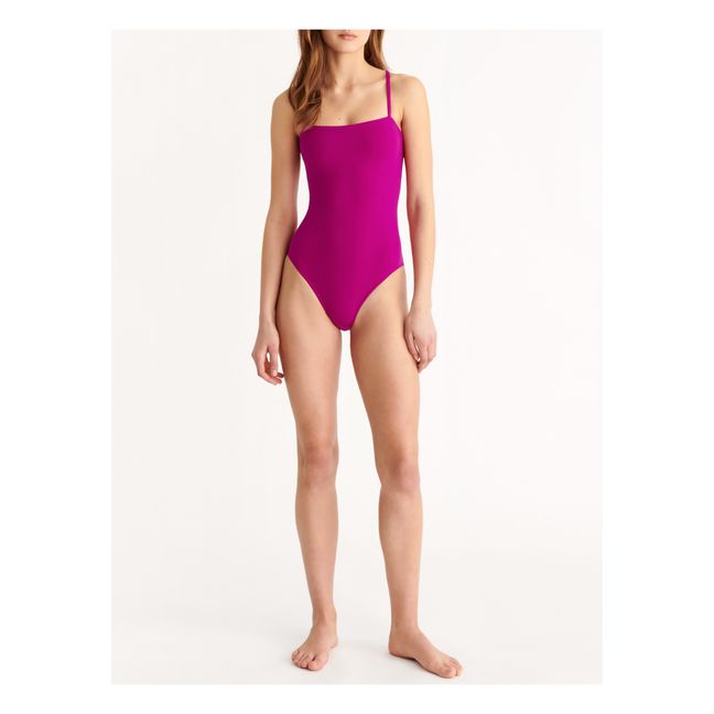 Aquarelle One-piece Swimsuit | Fuchsia