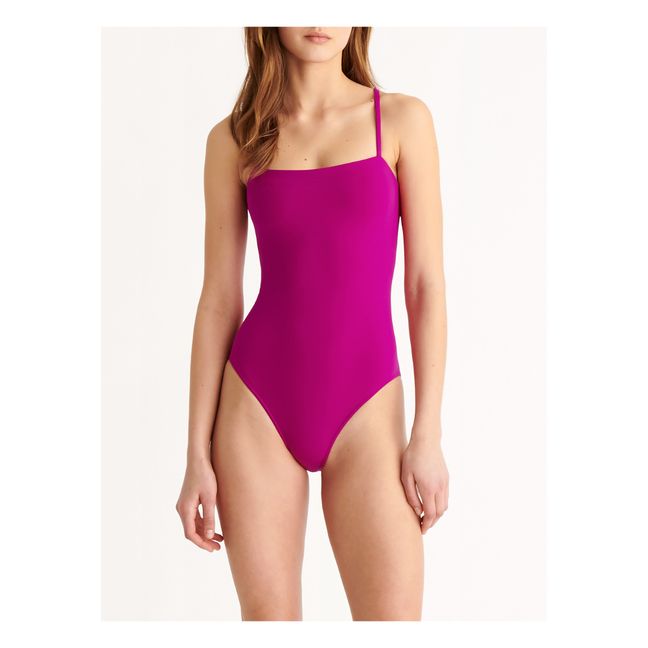 Aquarelle One-piece Swimsuit | Fuchsia