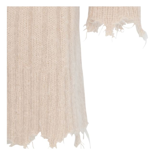 Cardigan Base Laine et Laine Mérinos | Champagne