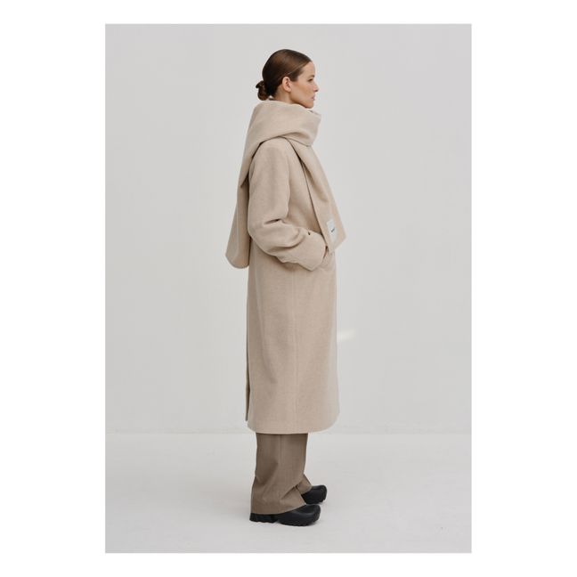 Manteau Zion Laine Recyclée | Ecru