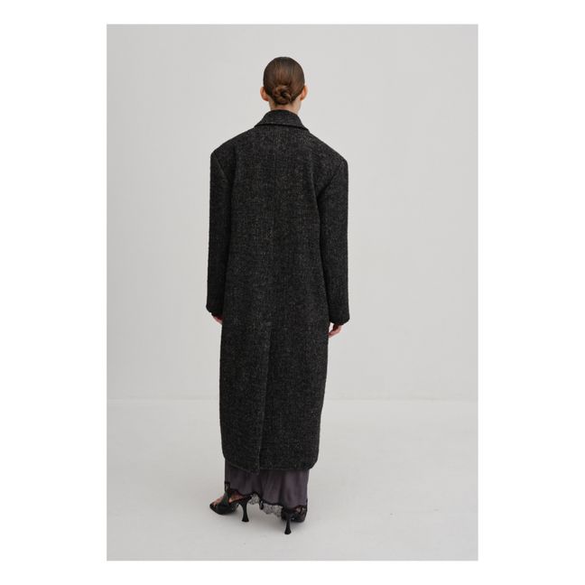 Zoo Wool Coat | Charcoal grey