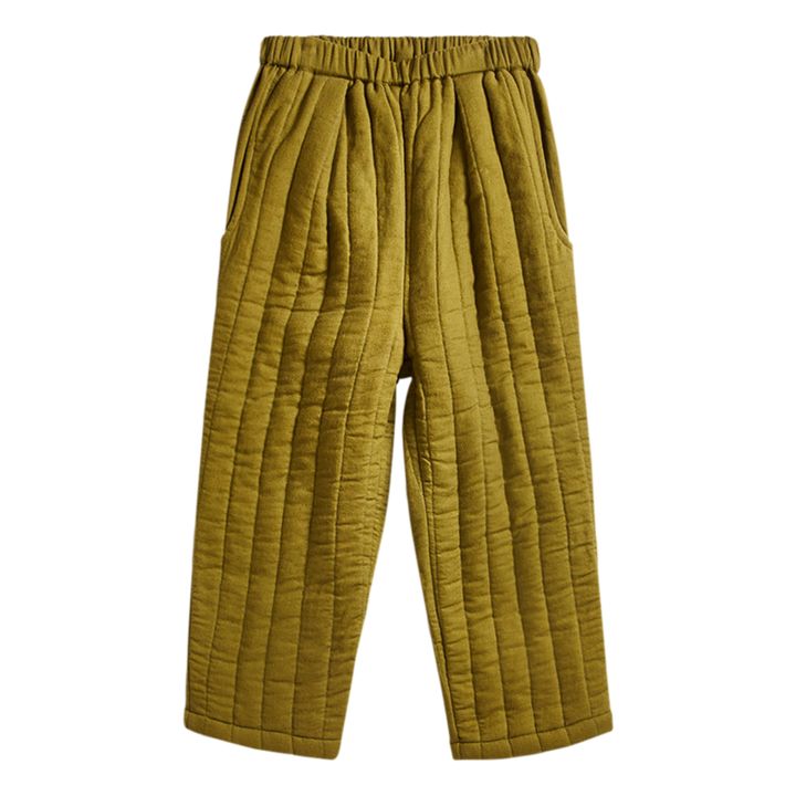 Oeuf NYC Fancy Quilted Pants Khaki Smallable