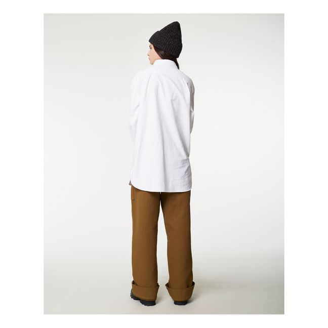Chemise Oversize Oxford Coton Bio | Blanc