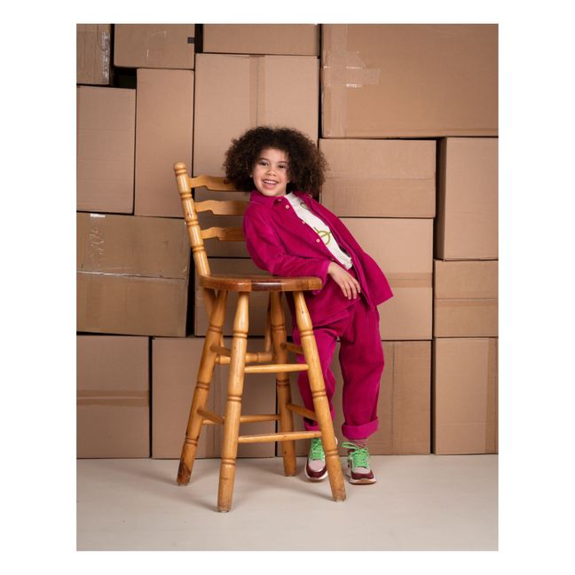 Frits Organic Cotton Corduroy Trousers | Fuchsia