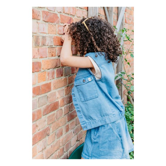 Veste Sans Manches Denim Lenny | Bleu