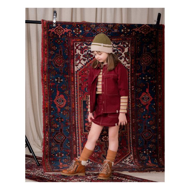 Chemise Coton Bio Zene | Bordeaux