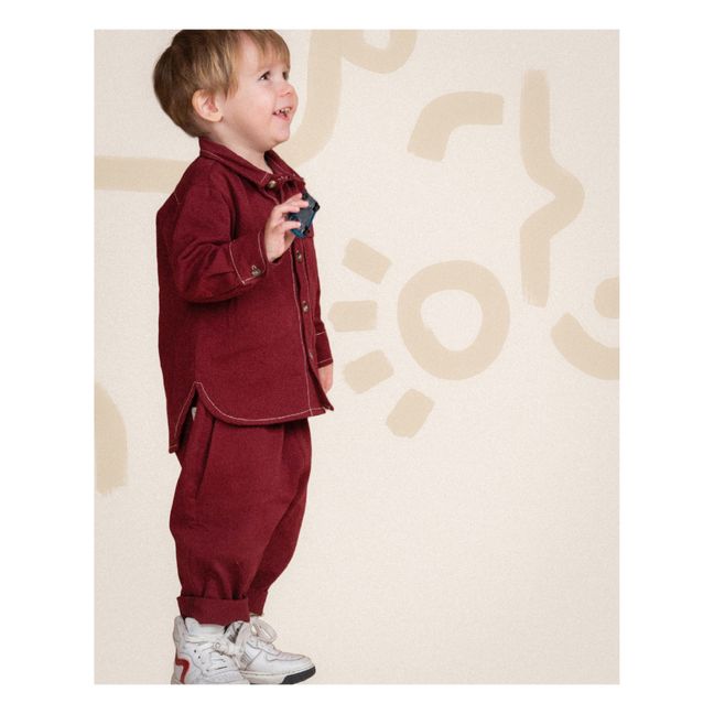 Chemise Coton Bio Zene | Bordeaux