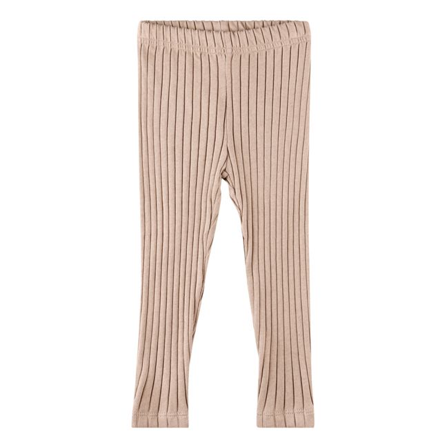 Legging Coton Bio Côtelé Tova | Beige