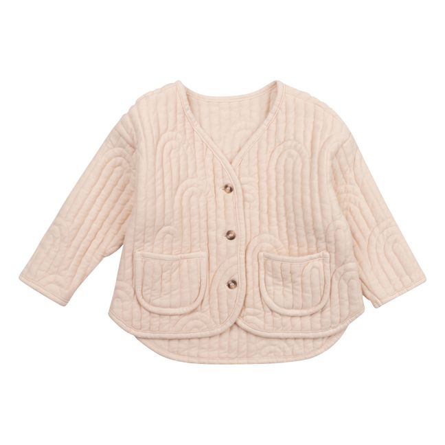 Alexie Organic Cotton Quilted Jacket | Ecru
