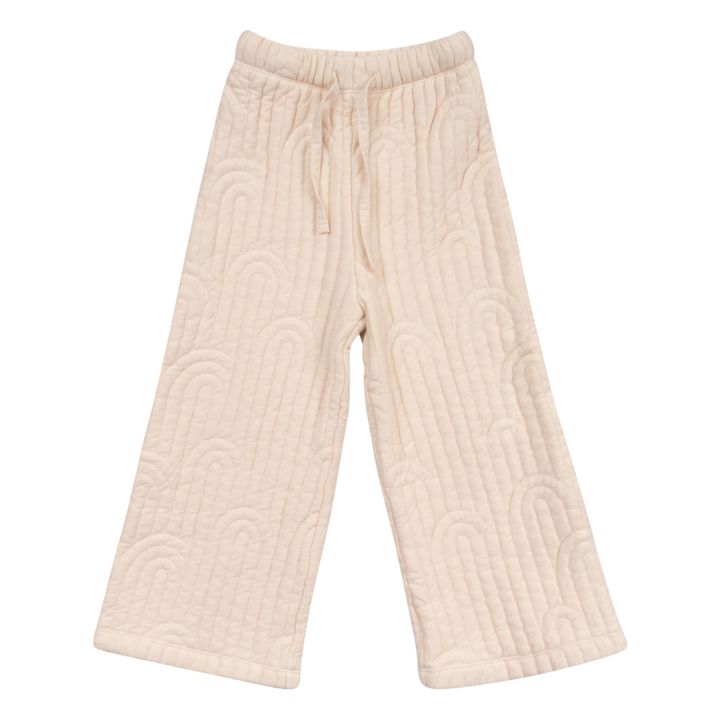 Pantaloni trapuntati in cotone biologico Iker | Ecru- Immagine del prodotto n°0