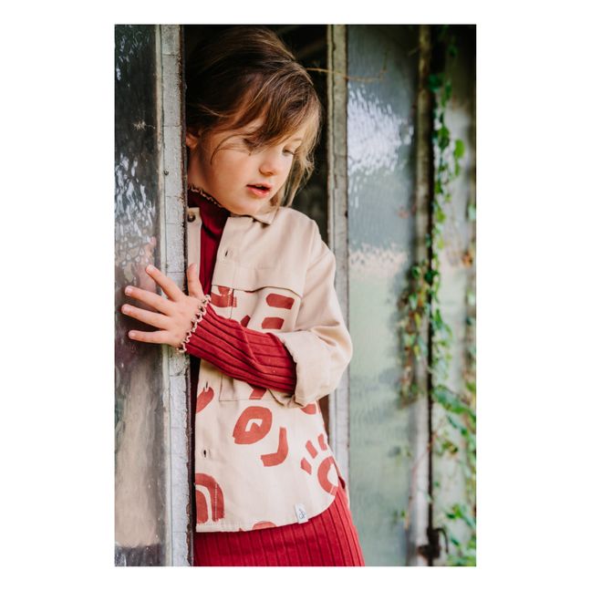Zene Organic Cotton Shirt | Beige